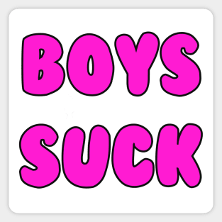 Boys Suck Sticker